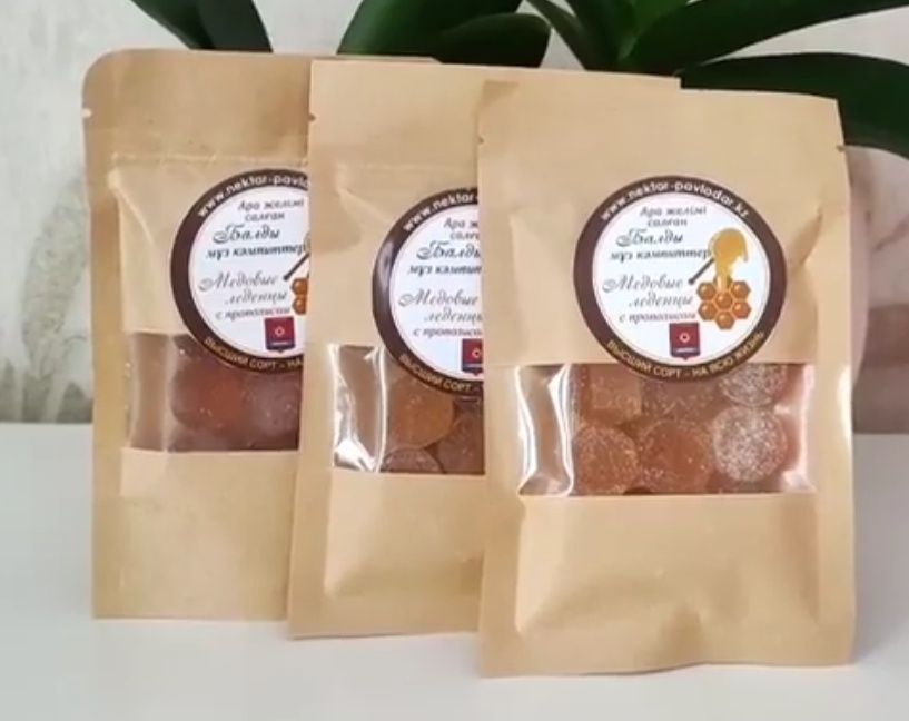 Медовые леденцы с прополисом