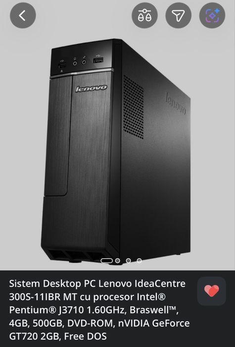 Vând PC Lenovo nou.