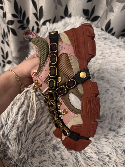 Adidasi gucci flashtrek