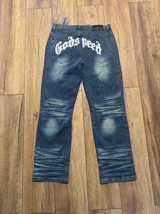 Godspeed Ripped Flared Jeans