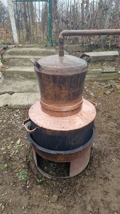 Cazan tuica 100 l/instalatie completa.