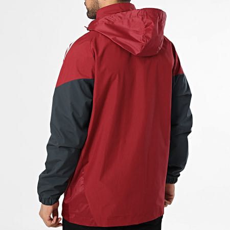 Мъжко горнище / яке : Adidas Sportswear Arsenal Zipped Hooded Jacket Bordeaux Charcoal Grey XXL