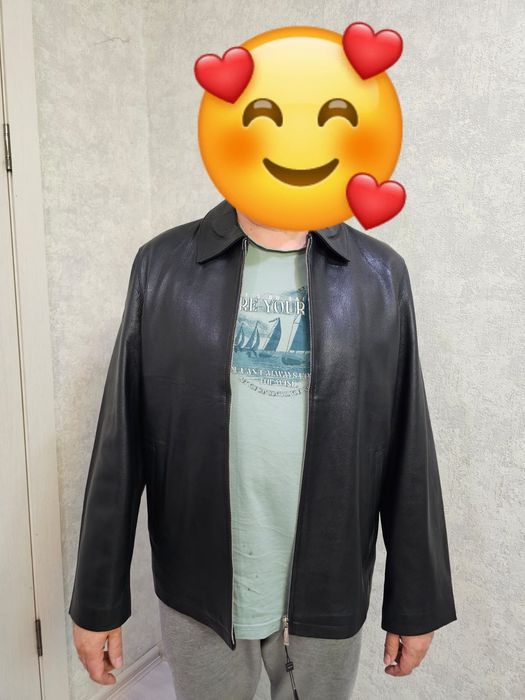 Куртка мужская, кожаная