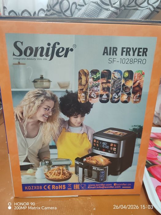 Продаётся Аэрофритюрница / аэрогриль Sonifer SF-1028 PRO

Sonifer SF-1