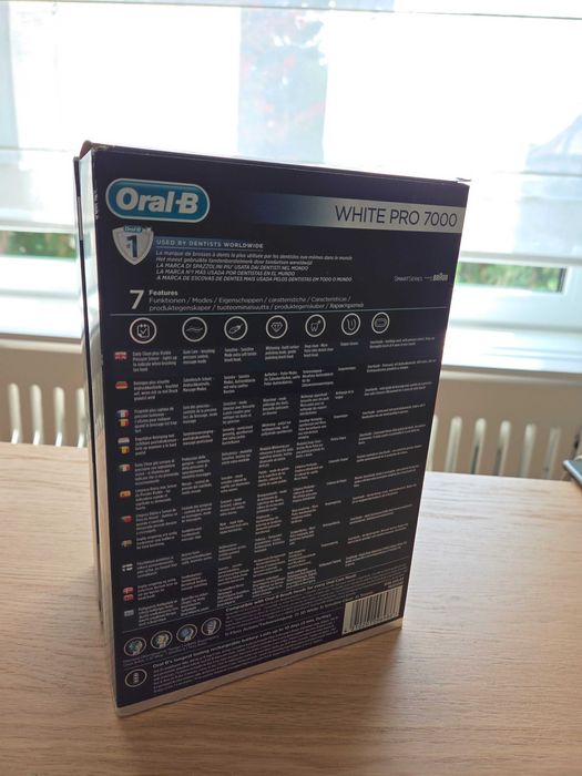 Periuță de dinți *Premium* - Model Braun Oral-B Pro 7000 Smart Series White Bluetooth - Cutie Sigilată