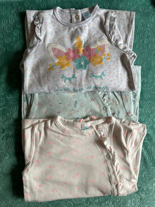 Salopete bumbac Tex baby, 36 luni, Noi