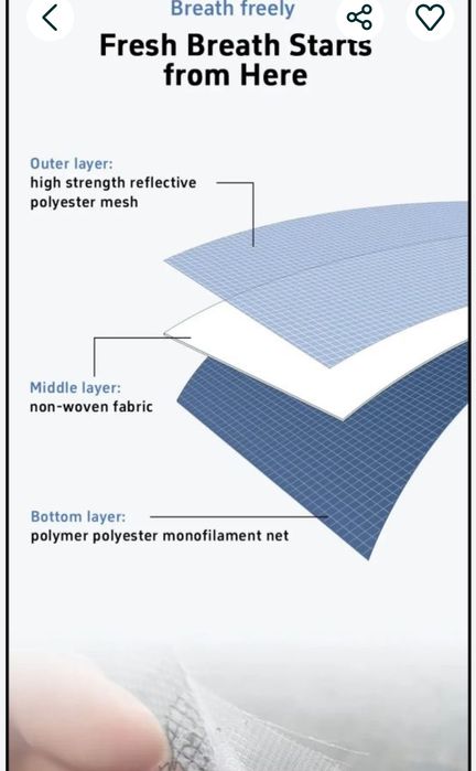 Очиститель воздуха нано сетки фильтр nano filter fiber