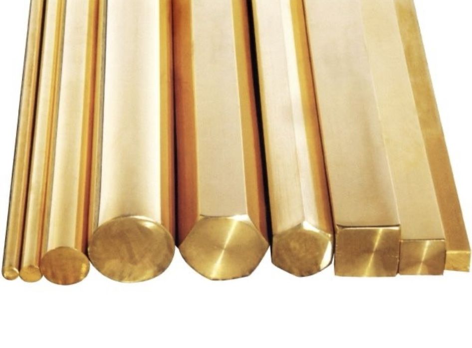 Bare hexagonale , patrate si rotunde de alama