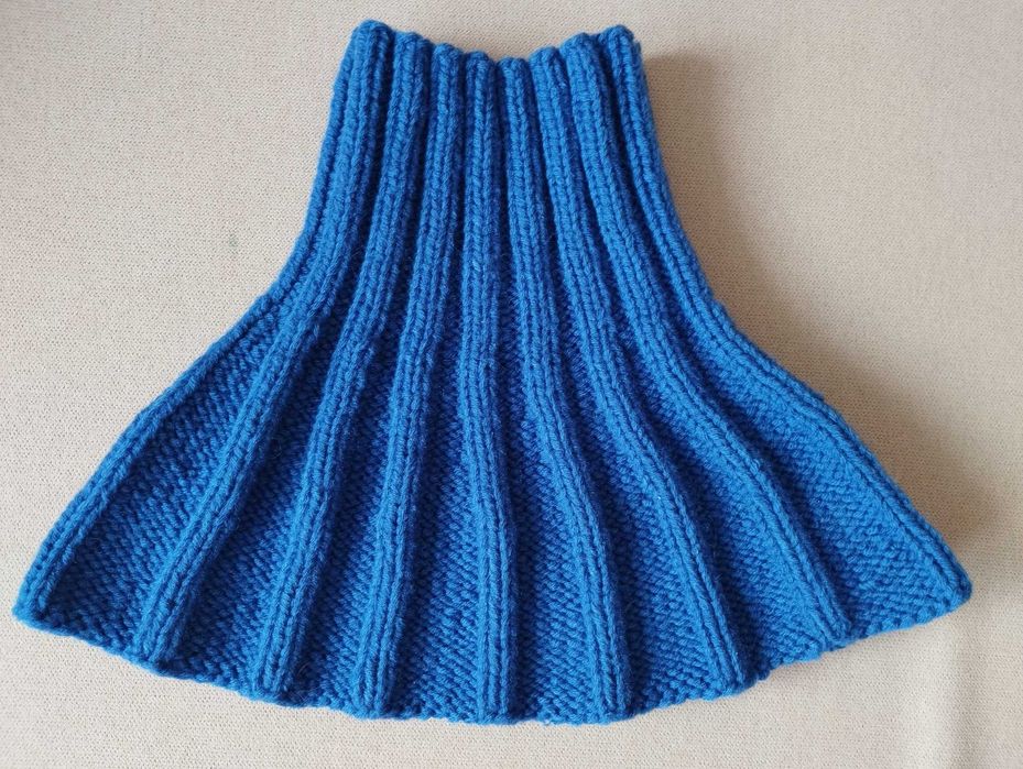 Теплая манишка, ручная работа