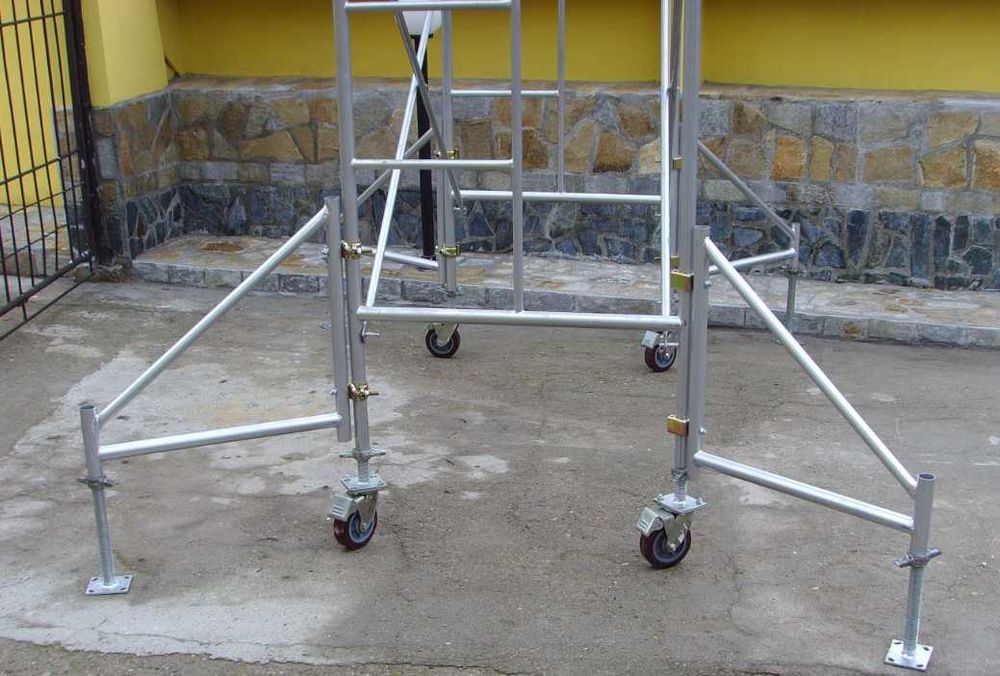 Колела за скеле със спирачка и пета