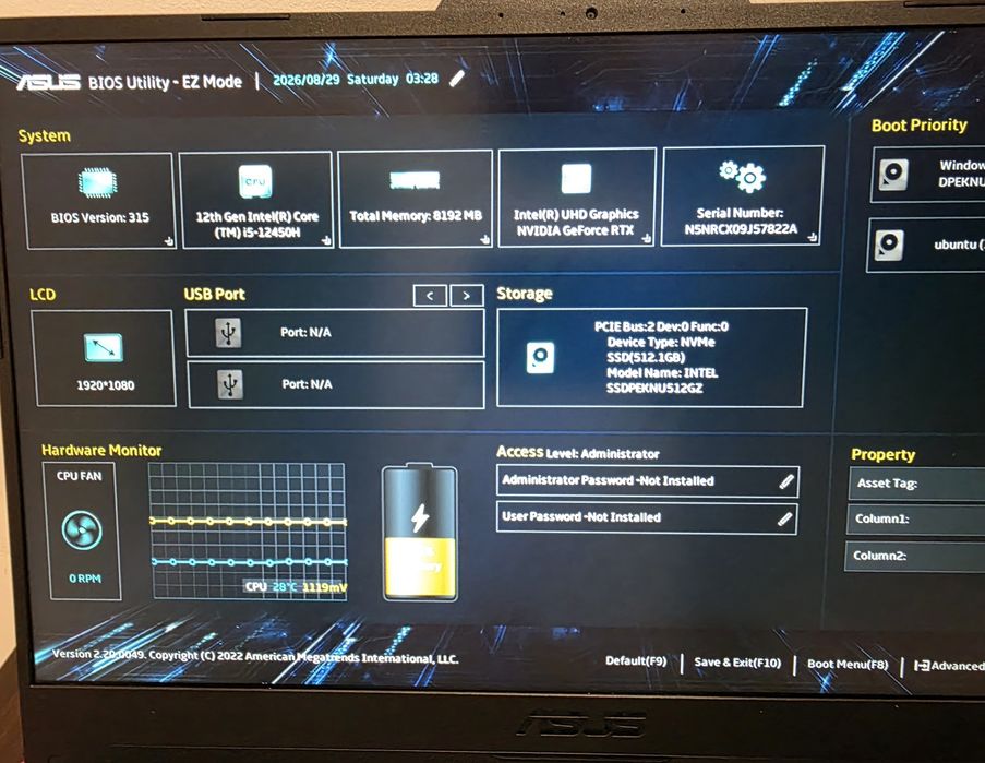 Laptop Gaming ASUS TUF Dash F15