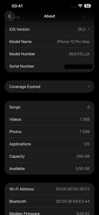 Iphone 13 PRO MAX/ 256 GB/ 81%/ Hamma joyi rodnoy