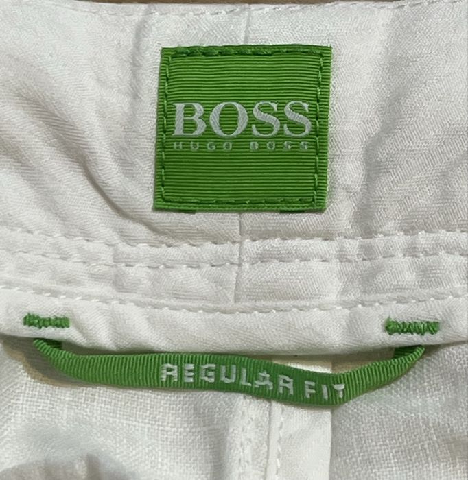 Брюки Hugo Boss лён мужской