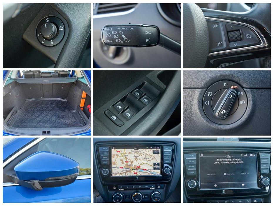 Skoda Octavia 3 - 2017 - 1.6D - EURO 6 - FARA ADBLUE - 110CP - Navigatie - Bi-Xenon LED