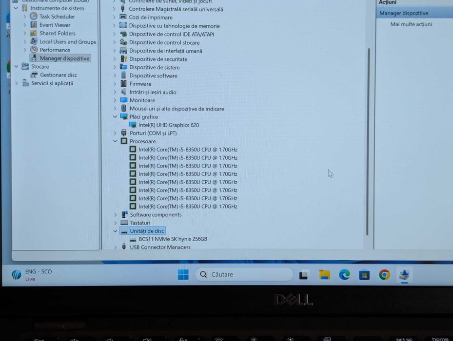 Laptop Dell Latitude 5400, 14" Full HD, Intel Core i5-8350U,ssd 256 GB