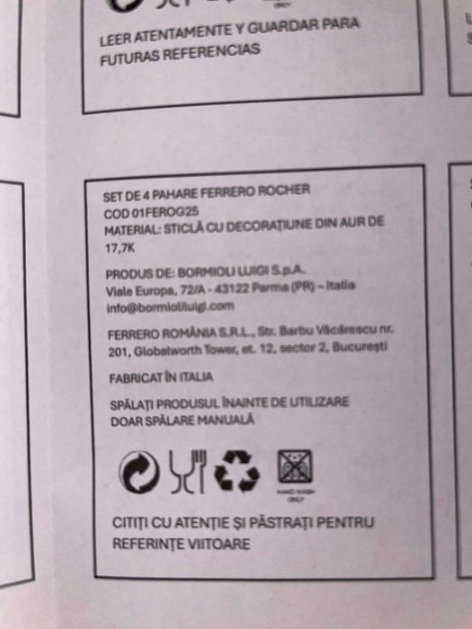 Pahare cu picior cu model aur ideale pentru nunta