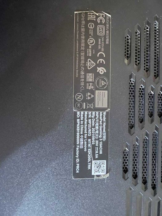 Продаю ноутбук Lenovo IdeaPad Gaming 3