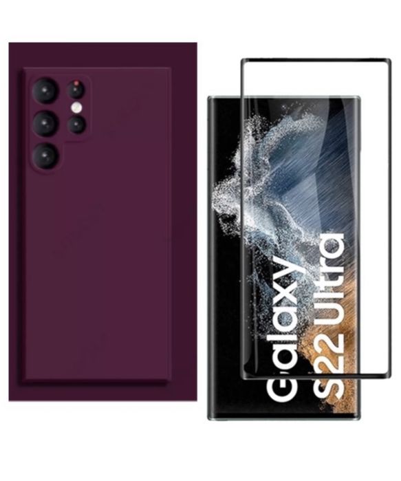Husa Samsung S23/S24/S25/S26/Plus/Ultra Compac +Folie Sticla Silicon Plexi