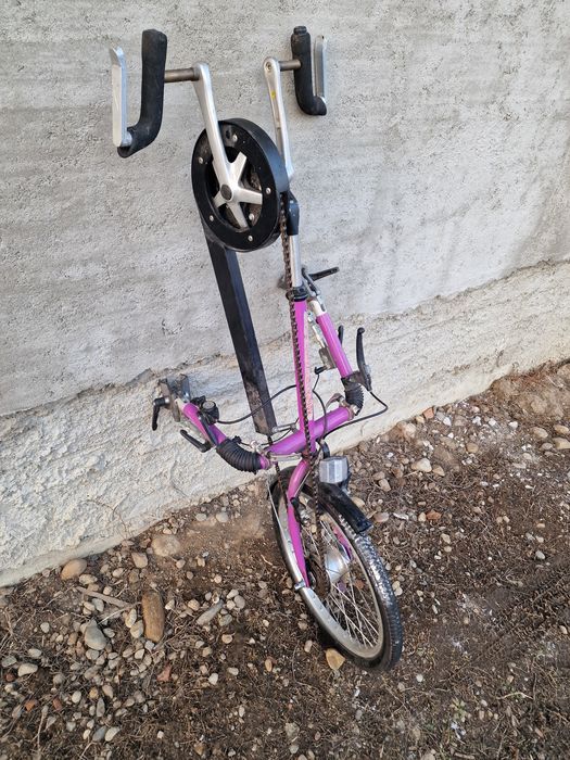 Handbike bicicleta de mana carut cu rotile persoane cu dizabilitati