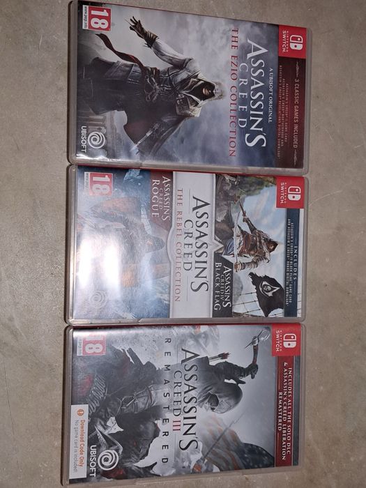 Продавам 3 игри за Nintendo Switch