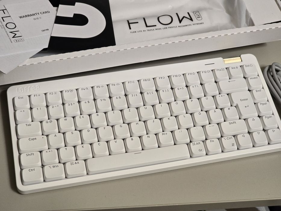 Tastatură Mecanică Low-Profile Lofree Flow Lite 84 QWERTZ – Nouă la cu