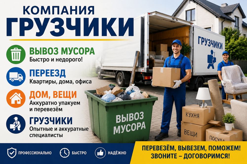 Грузоперевозки Грузчики