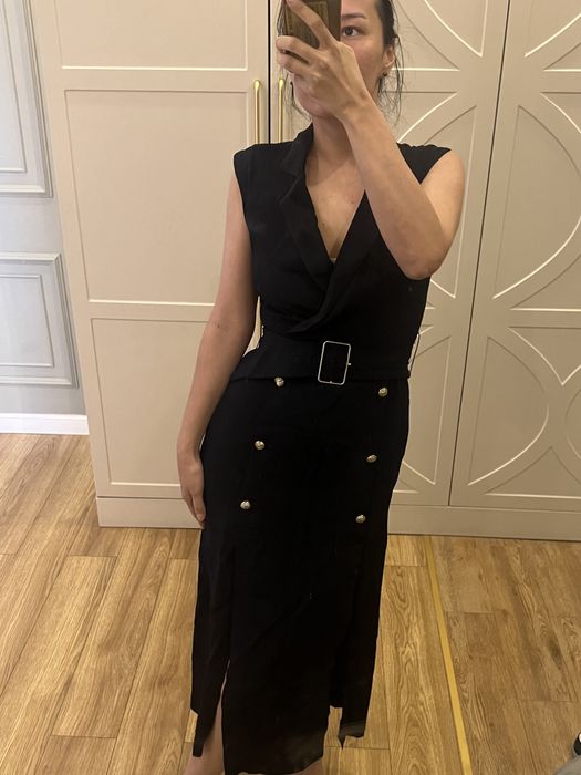 Темно синее платье Uterque