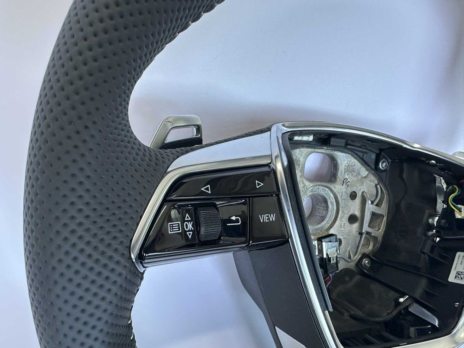 NOU: Volan cu Comenzi Sline Tesit Audi A6 C8 A7 4K A8 Padele S-line