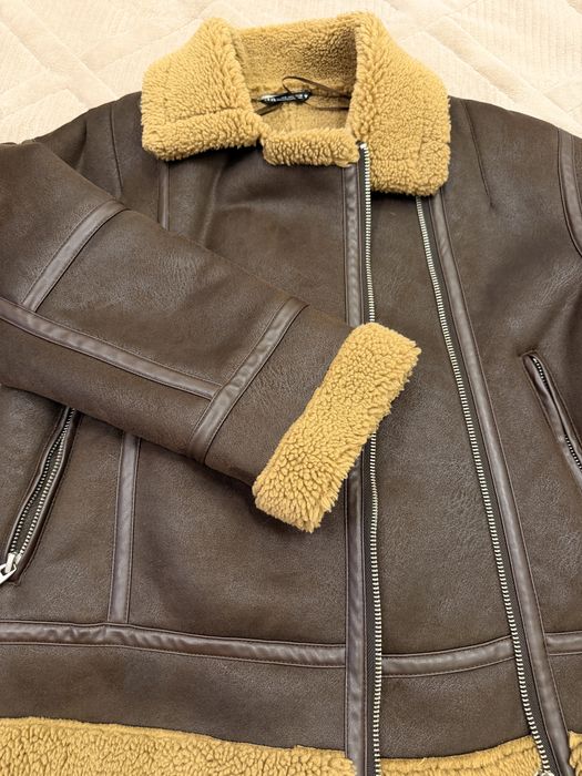 Дубленка, Zara, S