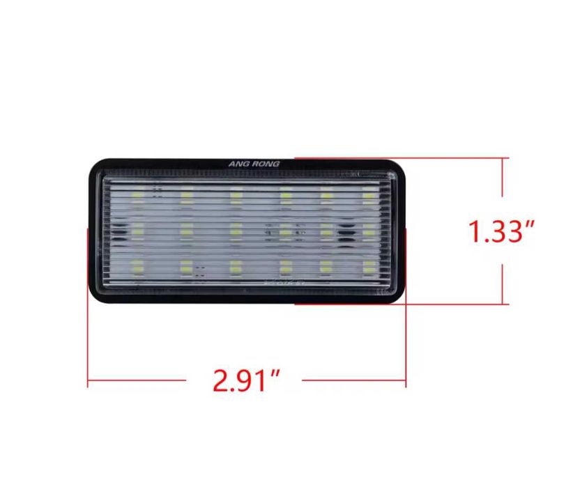 ЛЕД плафони за регистрационния номер за Тойота Toyota Land Cruiser led