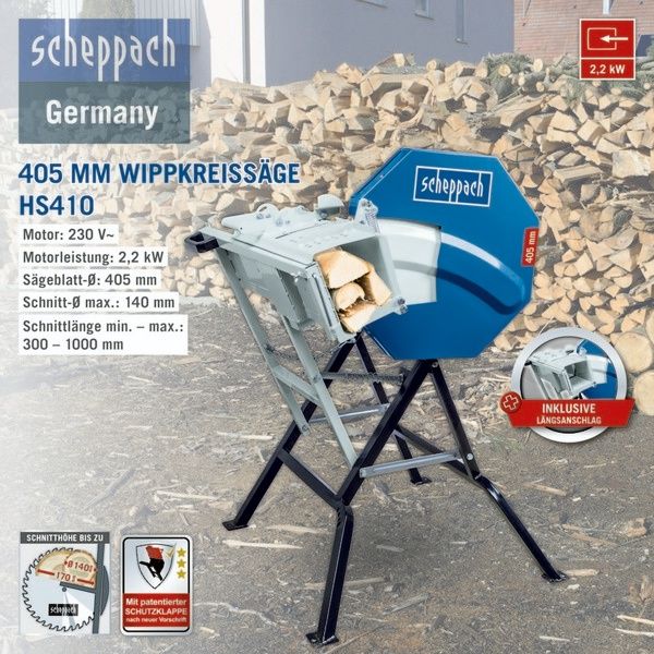 Circular de tăiat bușteni 2.2 KW monofazic 405 mm