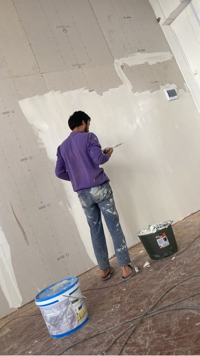 Шпаклевка  стройтельный работа