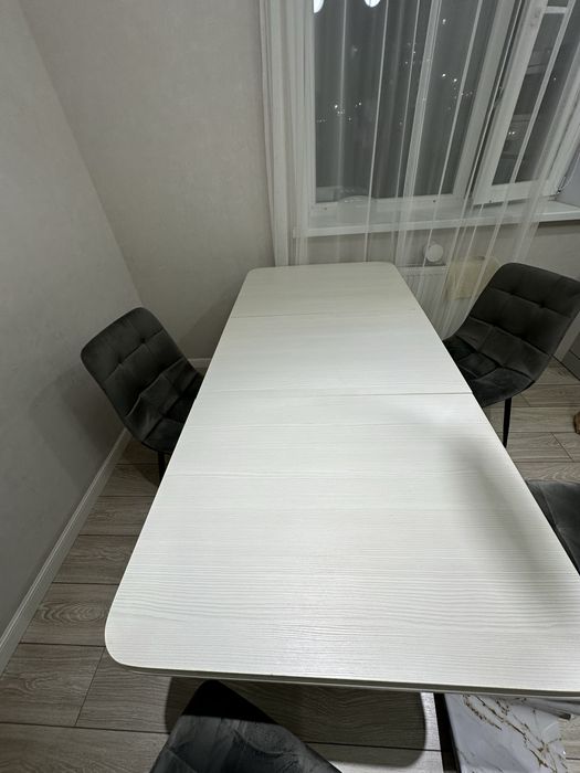 Стол обеденный раскладной прочный