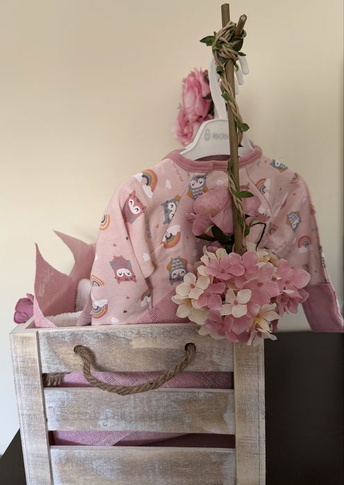 Персонализирана подаръчна кошница за бебе