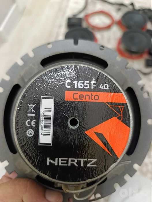 Усилитель автомобиля 4 канальный DLS, колонки HERTZ CENTO
