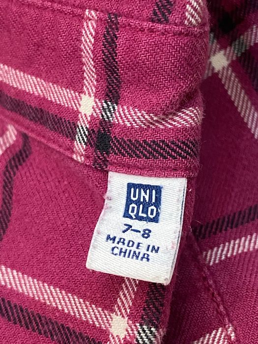 2 рубашки для девочки Uniqlo, 7-8 лет