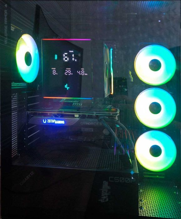 Игровой компьютер RTX 4070 SUPER, AMD Ryzen 7 7800X3D