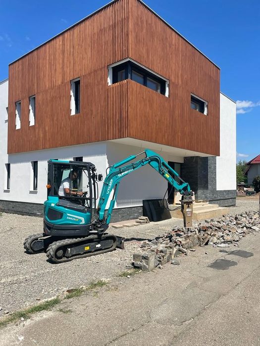 Inchiriez cilindru compactor de 3 tone ,miniexcavator,miniincarcator