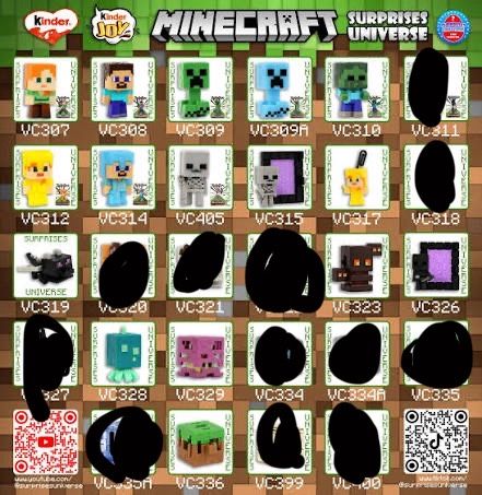 Киндер джой майнкрафт