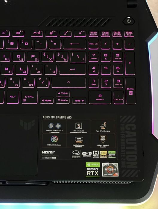 Игровой ноутбук ASUS A15