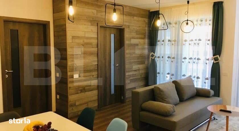 Apartament 2 camere mobilat modern, parcare, 60 mp, Complex Bella Vist — fotografia 3