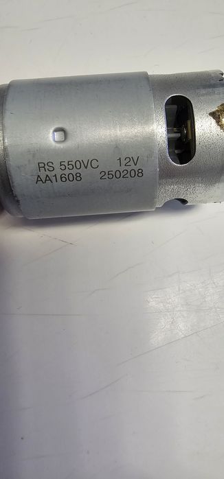 Motoras RS 550 12 V 12 dinti