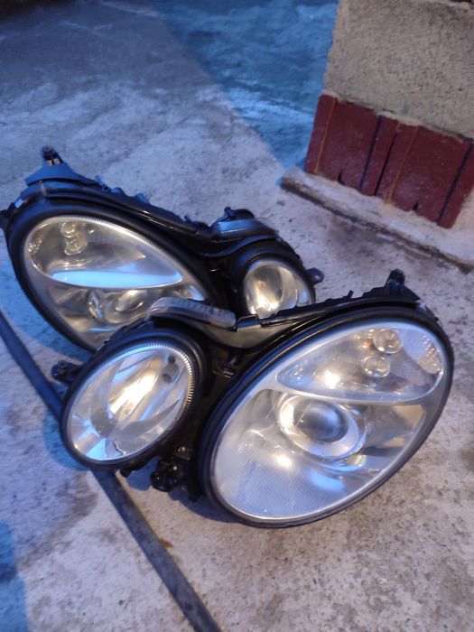 Мерседес 211 передние фары