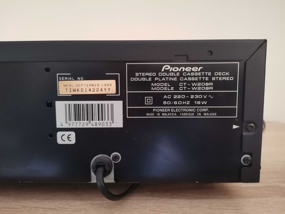 Касетен дек Pioneer ct w208r