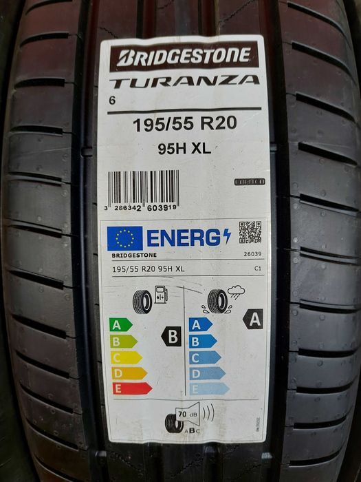 4 Anvelope de VARA - 195/55/20 - BRIDGESTONE NOU - DOT 2023 !! SUPER PRET !
