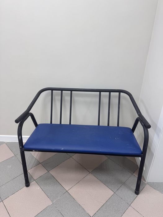 Скамейка цвет синий