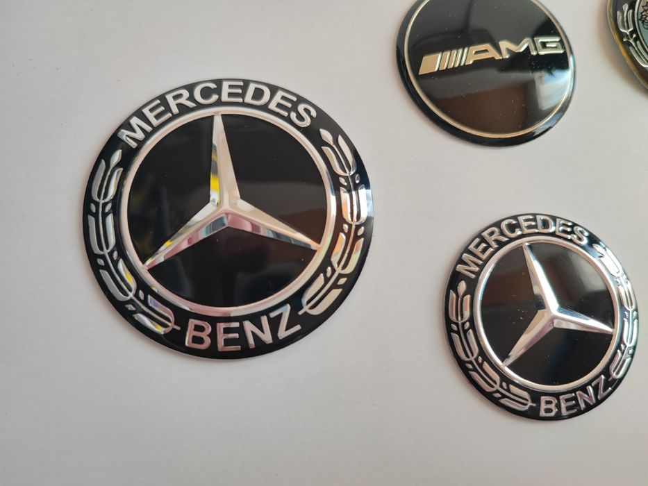 Емблема волан Мерцедес 38мм 52мм mercedes емблеми  амг AMG