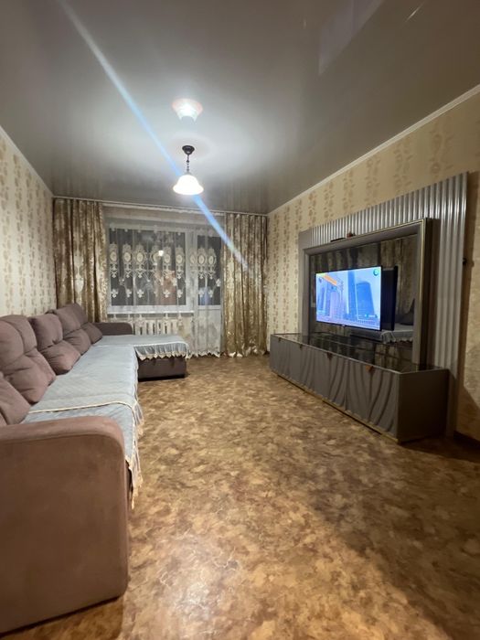 Сдам 3-ком. квартиру на длител. срок,можно семейным,с мебелью квартира