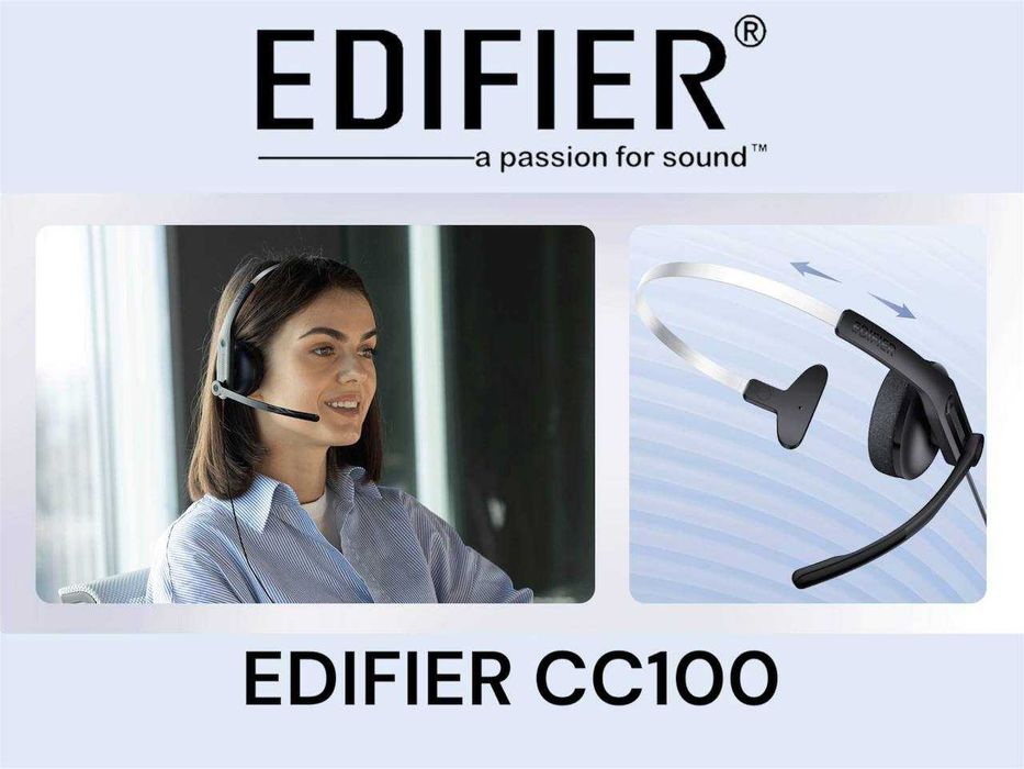 Проводная моногарнитура с микрофоном EDIFIER CC100