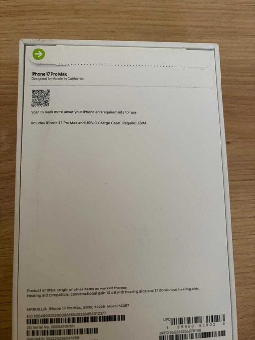 Iphone 17 promax 512 Gb nou sigilat